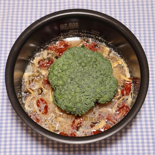 嵐相葉マナブ☆乾燥野菜で丸ごとブロッコリー釜飯